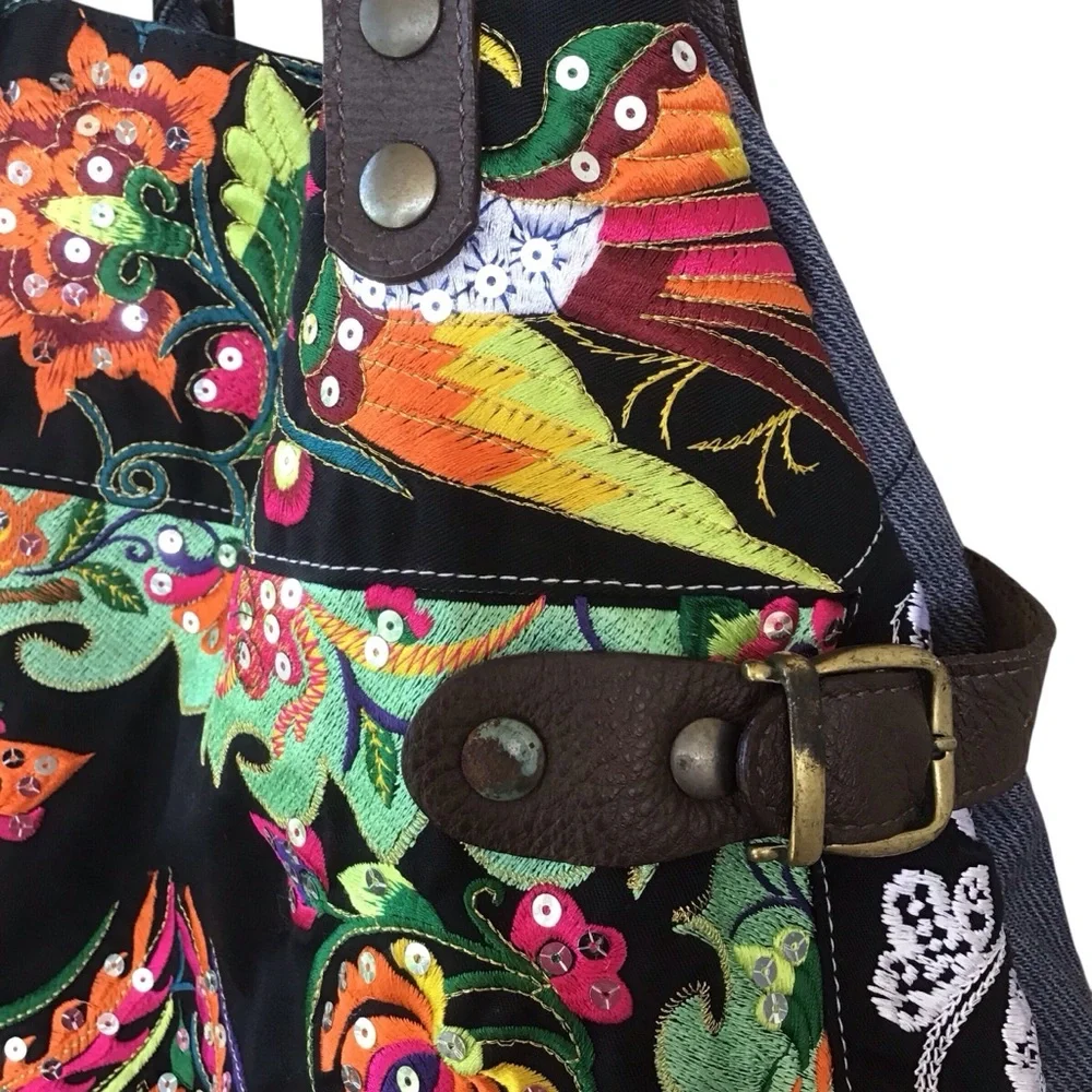 Wabags Boho Embroidered Large Tote - Picture 16 of 16